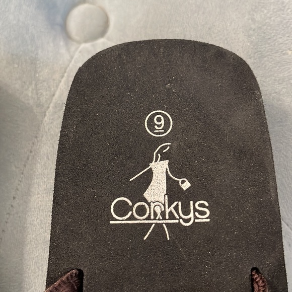 Corkys Polka Dot Flip Flops ~ NWOT ~ 9 - Picture 2 of 4